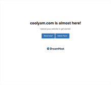 Tablet Screenshot of coolyam.com